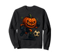 Halloween Scary Pumpkin Showing Sweatshirt - Custom Art Print Unisex - T-Shirt, Sweatshirt, Hoodie