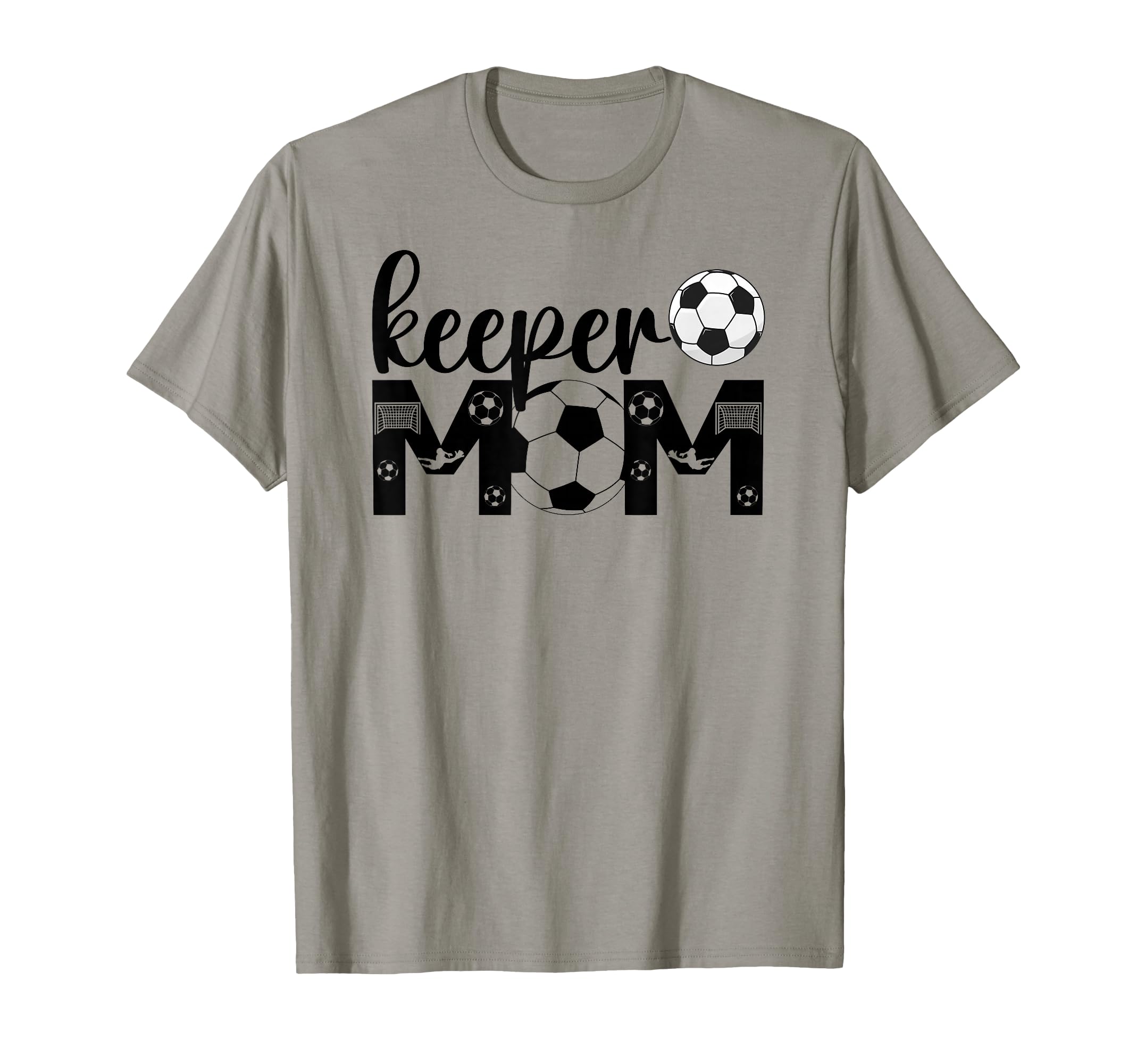 Soccer Keeper Mom Proud Mother Soccer T-Shirt - Custom Art Print Men Women - T-Shirt, Sweatshirt, Hoodie