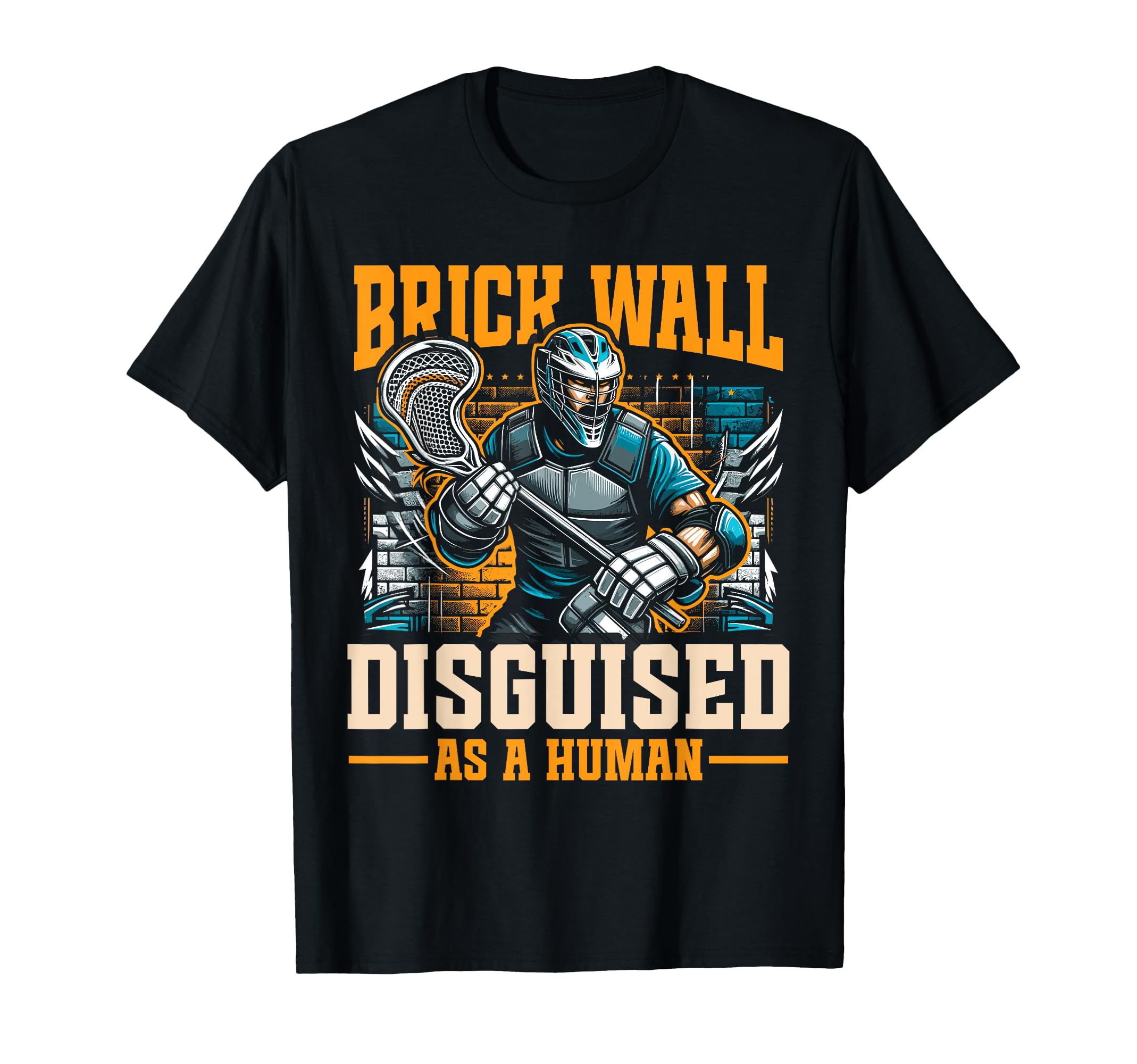 Funny Goalkeeper Lacrosse Goalie T-Shirt - Minimalist Print for Adults - T-Shirt, Sweatshirt, Hoodie