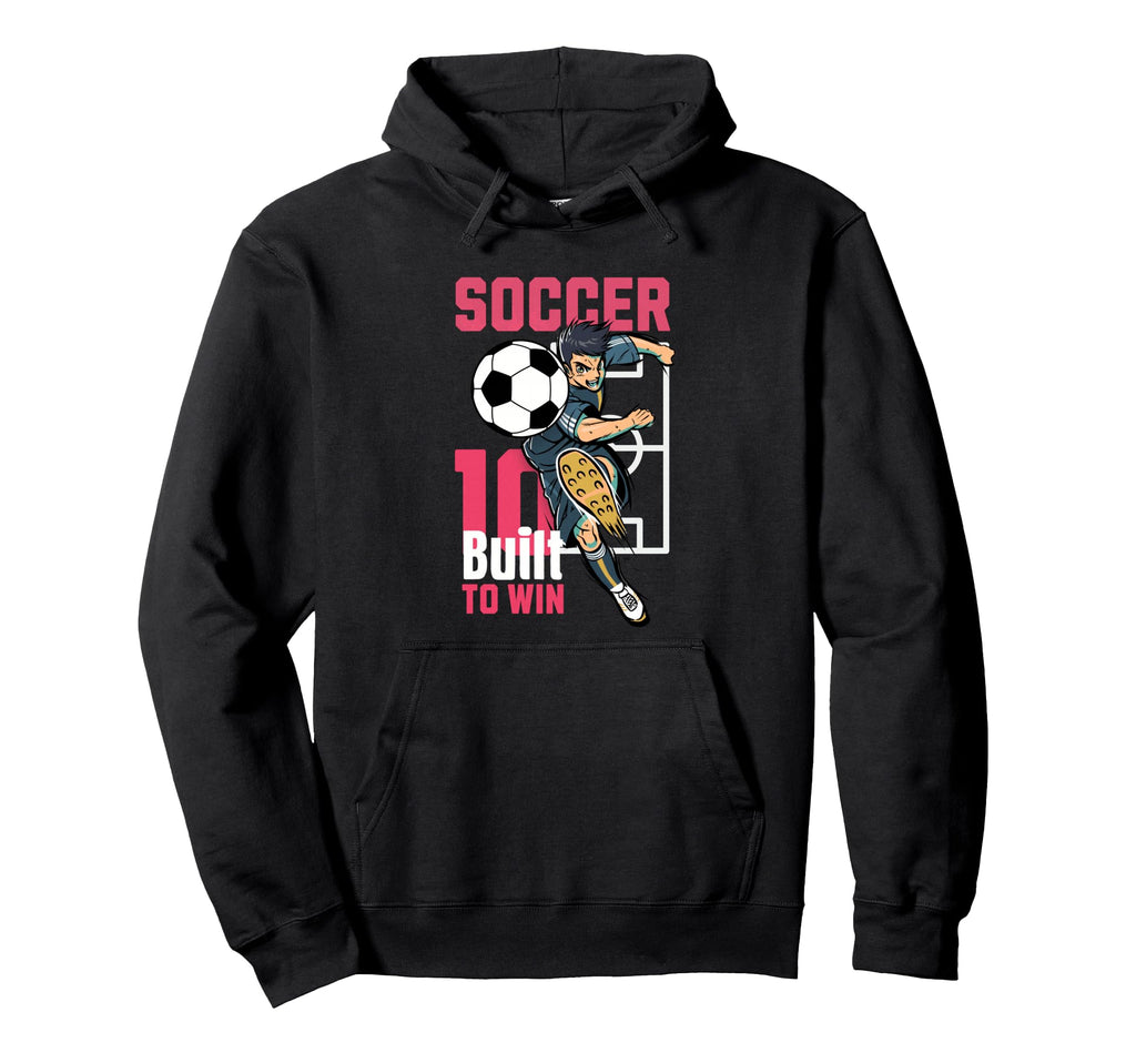 Fun Soccer Player Action Sports Art Hoodie - Novelty Apparel Unisex - T-Shirt, Sweatshirt, Hoodie