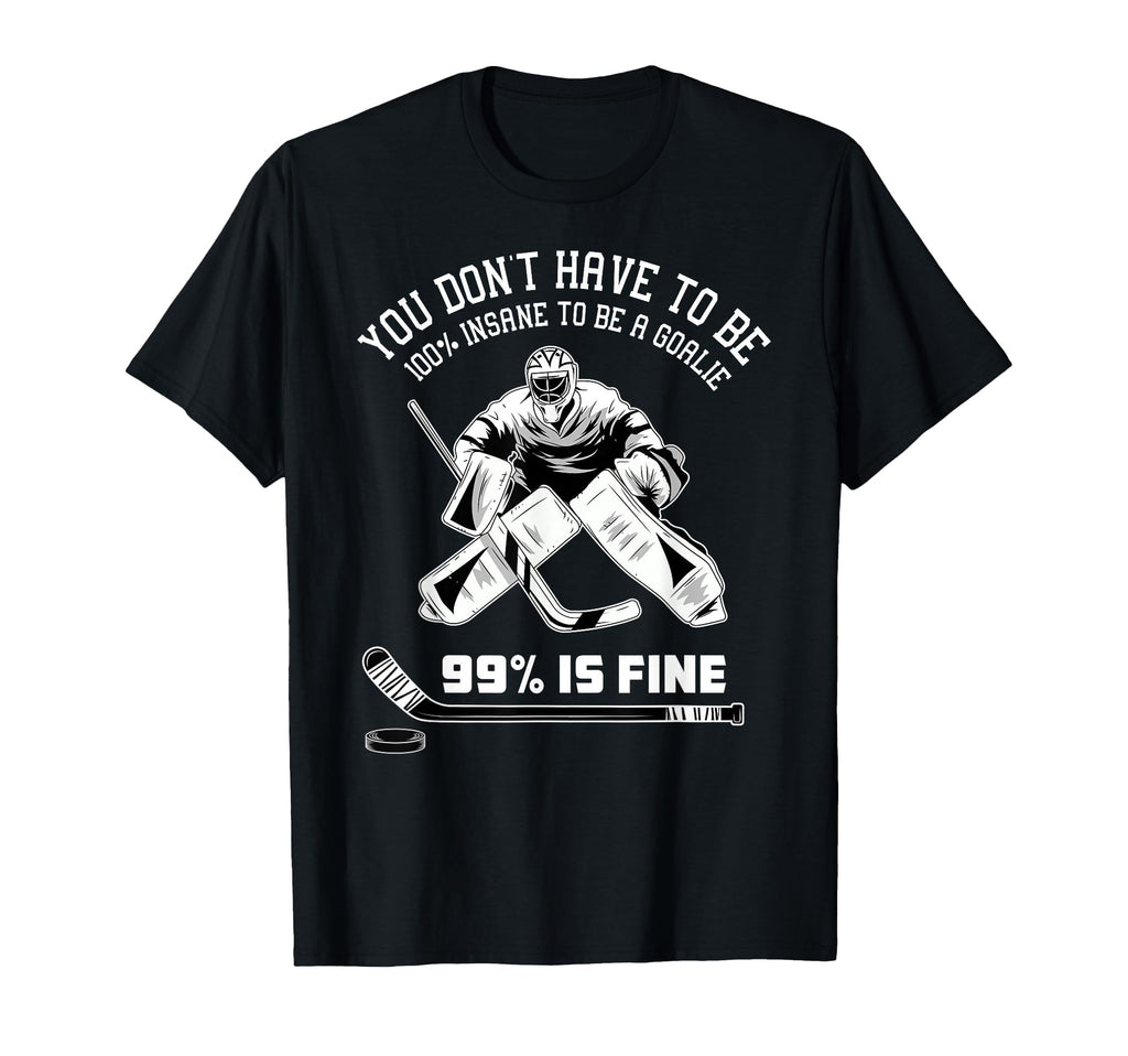 Ice Hockey Goalkeeper Goaltender Ice T-Shirt - Streetwear Style for Adults - T-Shirt, Sweatshirt, Hoodie