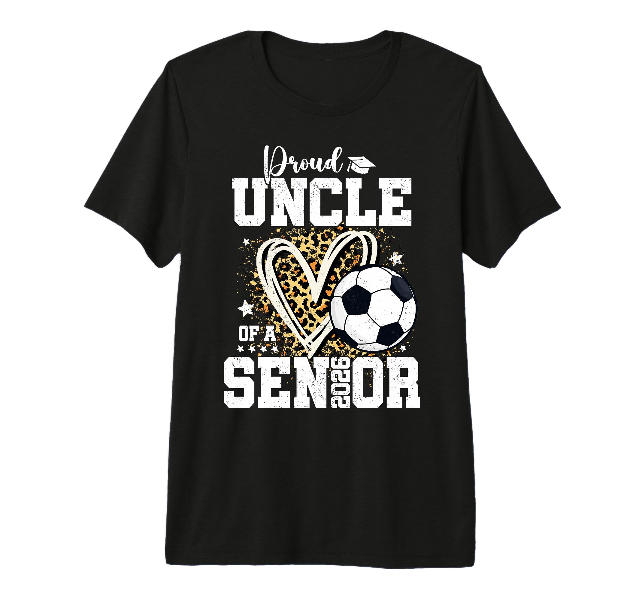 Proud Uncle 2026 Senior Soccer Graduation T-Shirt - Graphic Print Unisex - T-Shirt, Sweatshirt, Hoodie