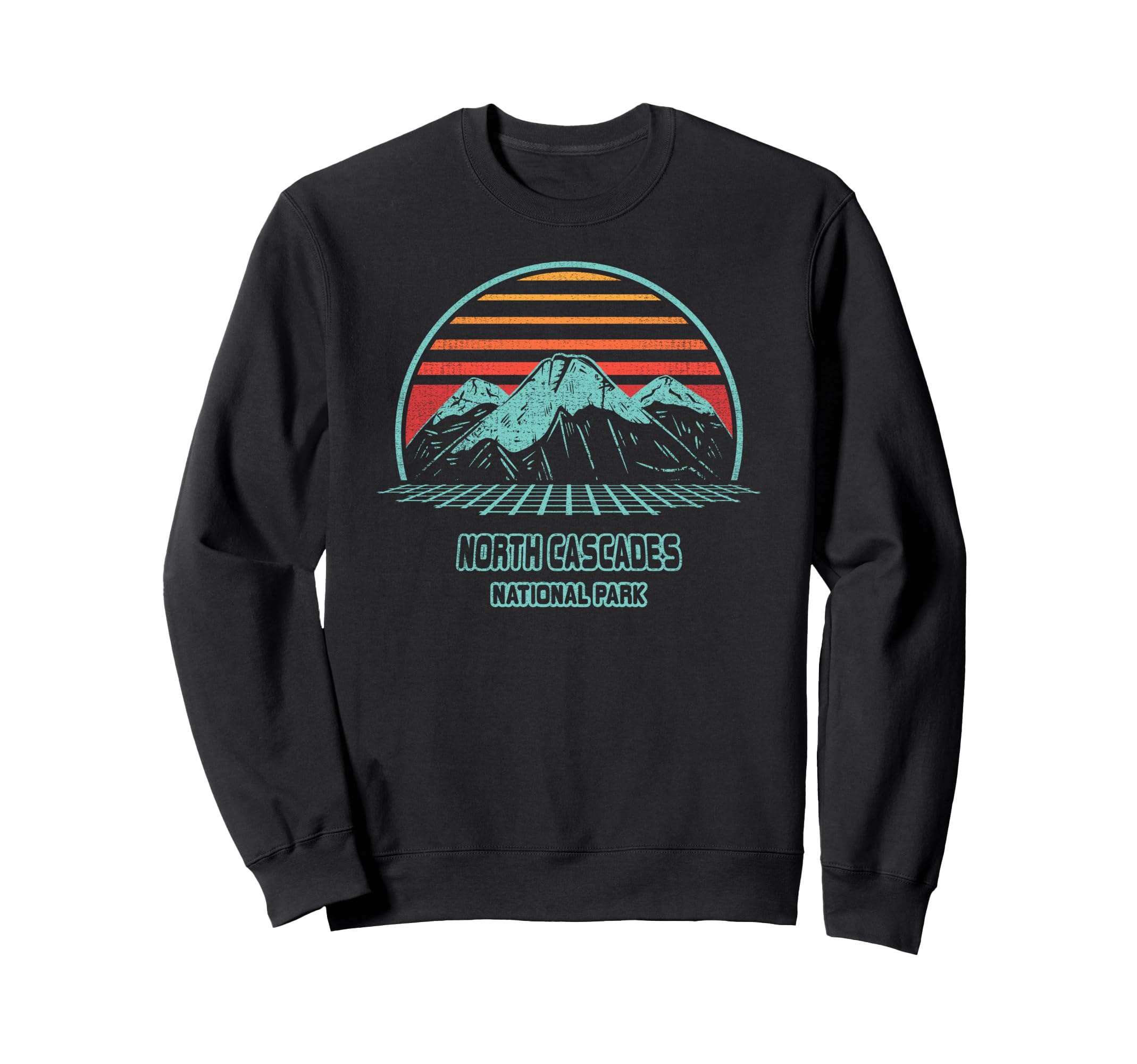 North Cascades National Park Hiking Sweatshirt - Fun Novelty Design Unisex - T-Shirt, Sweatshirt, Hoodie