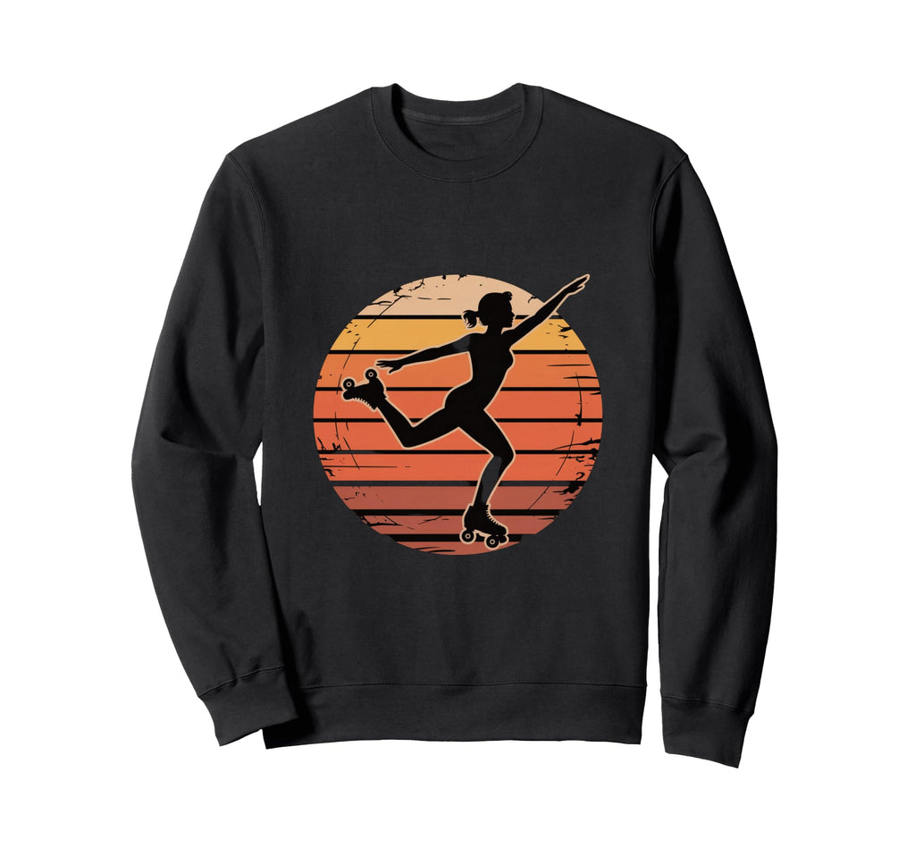 Roller Skating Skater Vibes Sweatshirt - Trendy Graphic Unisex - T-Shirt, Sweatshirt, Hoodie