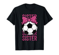Soccer Sister Ball Coquette Bow T-Shirt - Trendy Graphic Unisex - T-Shirt, Sweatshirt, Hoodie