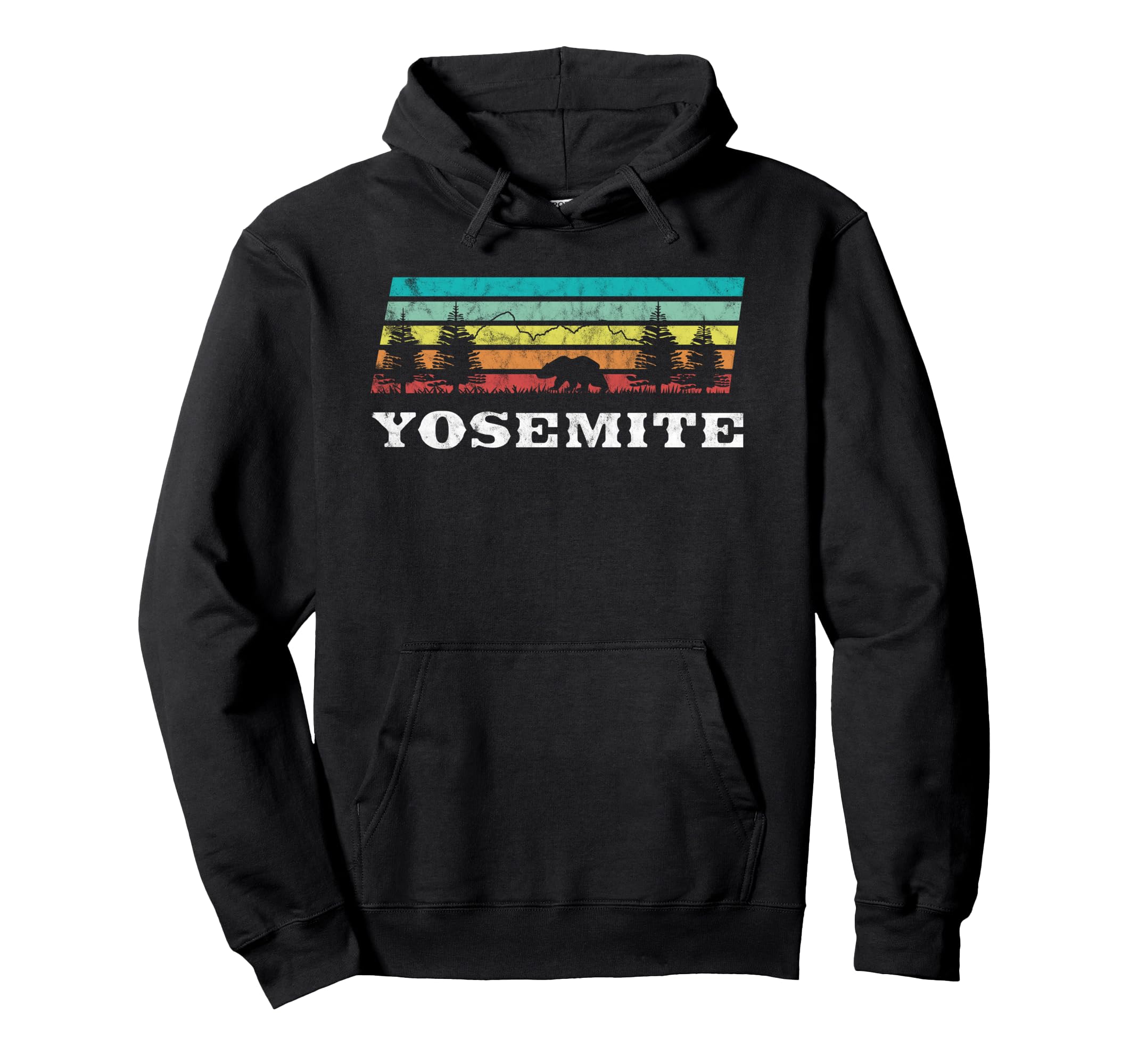 Yosemite National Park Half Dome Camp Hoodie - Unique Graphic Unisex - T-Shirt, Sweatshirt, Hoodie