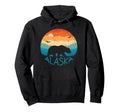 Alaska Grizzly Bear Alaskan Mountain Hoodie - Minimalist Print Men Women - T-Shirt, Sweatshirt, Hoodie
