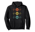 Heart Pulse Tape Cassette Music Hoodie - Novelty Apparel for Adults - T-Shirt, Sweatshirt, Hoodie