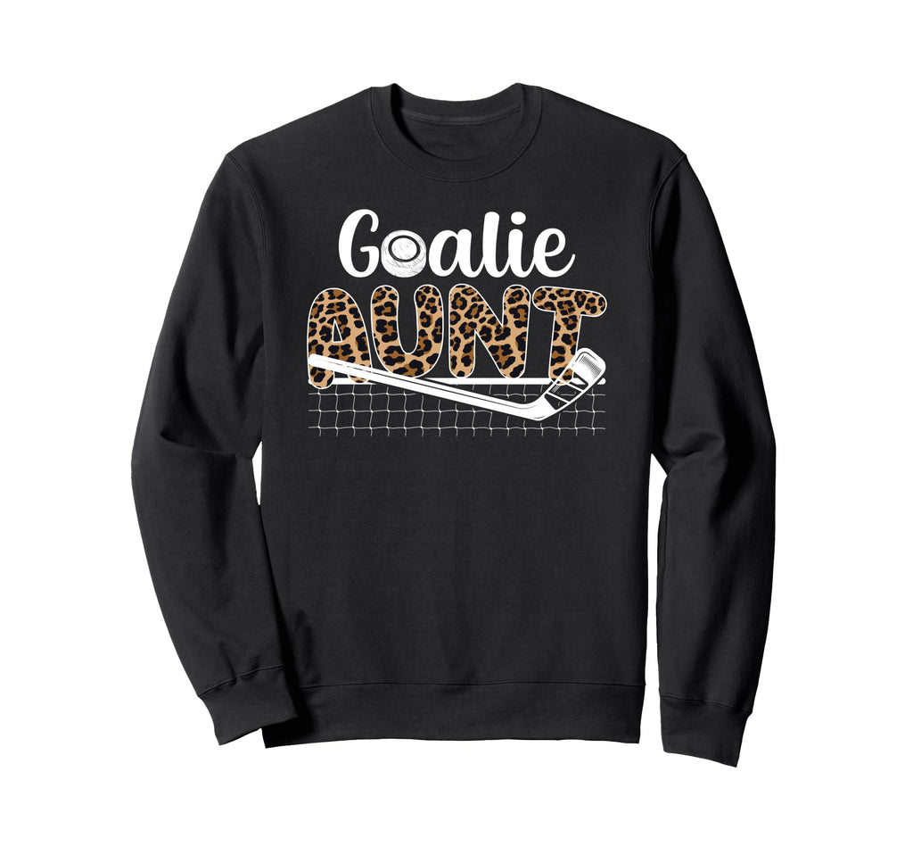 Ice Hockey Goalie Aunt Hockey Keeper Sweatshirt - Custom Art Print Unisex - T-Shirt, Sweatshirt, Hoodie