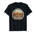 Alaska Mountains Denali National Park T-Shirt - Custom Art Print Men Women - T-Shirt, Sweatshirt, Hoodie