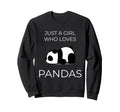 Just One Adores Pandas Kawaii Art Sweatshirt - Unique Graphic Unisex - T-Shirt, Sweatshirt, Hoodie