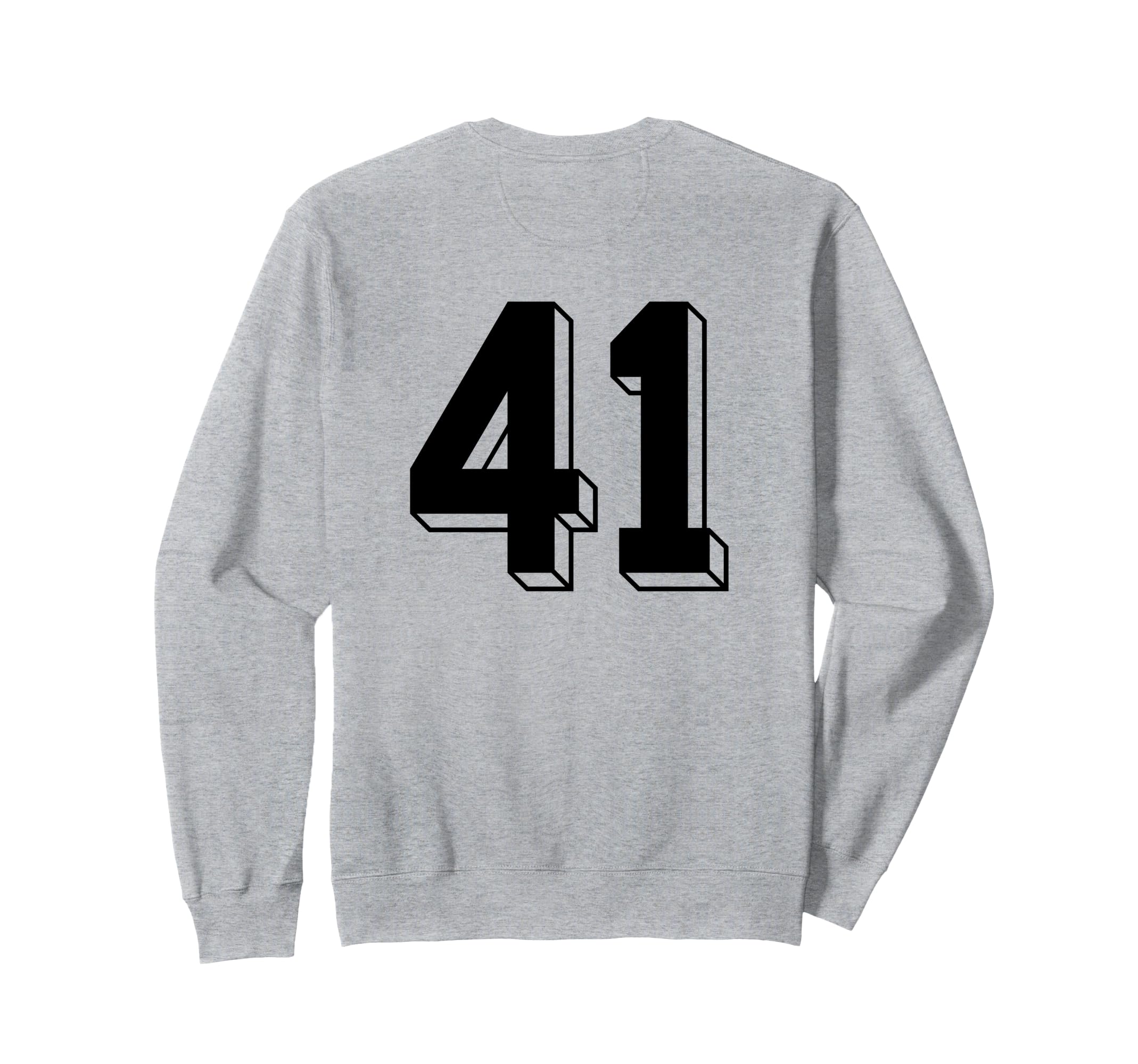 Number 41 Backside 80S 90S Team Jersey Sweatshirt - Graphic Print Unisex - T-Shirt, Sweatshirt, Hoodie