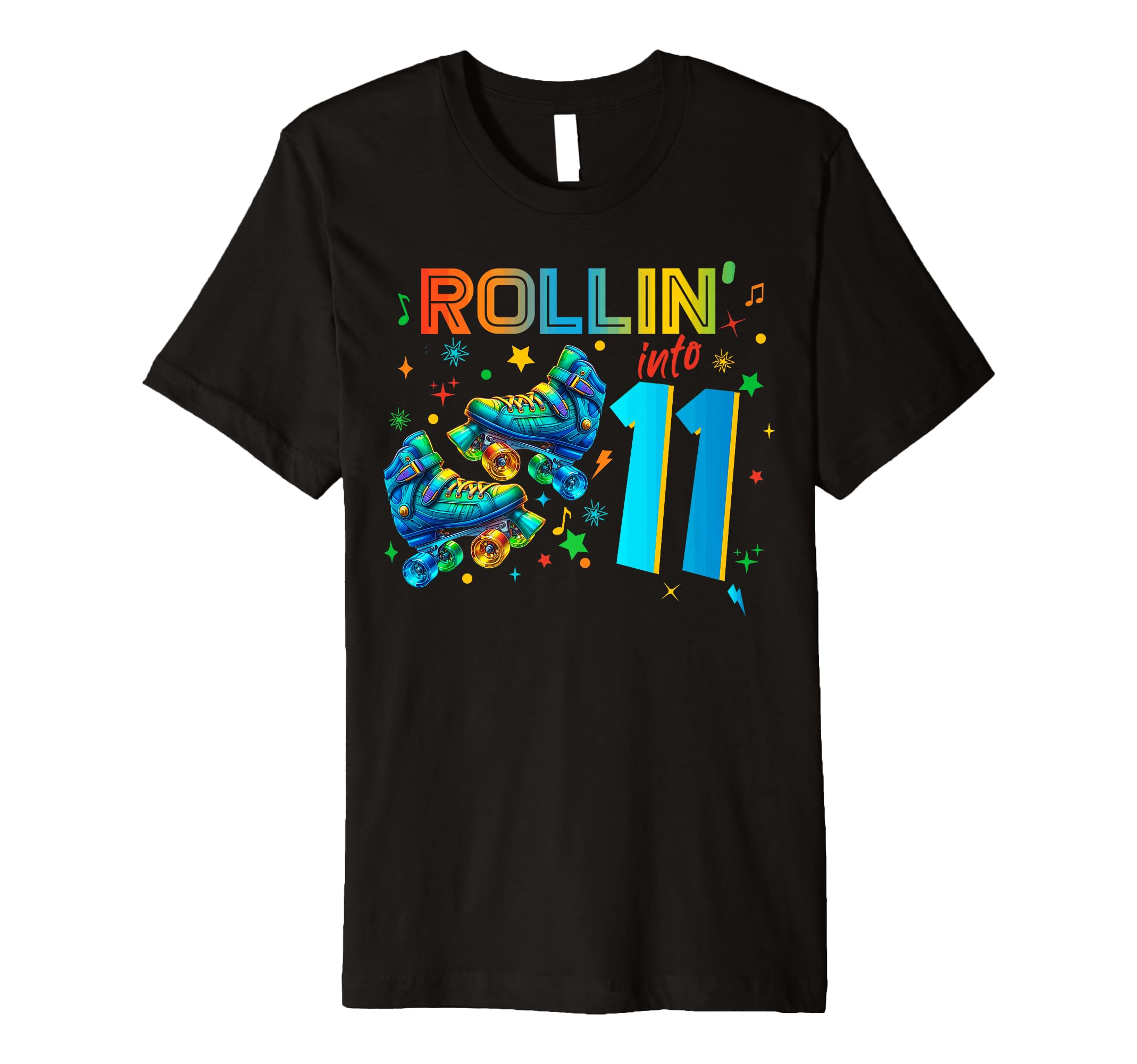 Roller Skates Birthday Costume T-Shirt - Custom Art Print Unisex - T-Shirt, Sweatshirt, Hoodie
