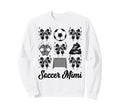 Soccer Mimi Bow Soccer Mom Mommy Sweatshirt - Custom Art Print for Adults - T-Shirt, Sweatshirt, Hoodie