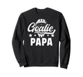 Ice Hockey Goalie Papa Ice Sweatshirt - Casual Everyday Wear Men Women - T-Shirt, Sweatshirt, Hoodie