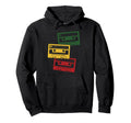 Reggae Music Cassette Tapes Rastafari Hoodie - Custom Art Print for Adults - T-Shirt, Sweatshirt, Hoodie