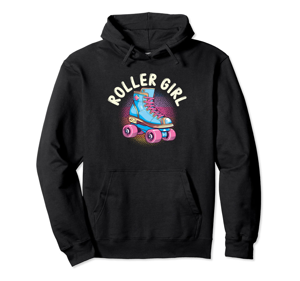 Roller Skates Funny 80S Roller Disco Hoodie - Casual Everyday Wear Unisex - T-Shirt, Sweatshirt, Hoodie