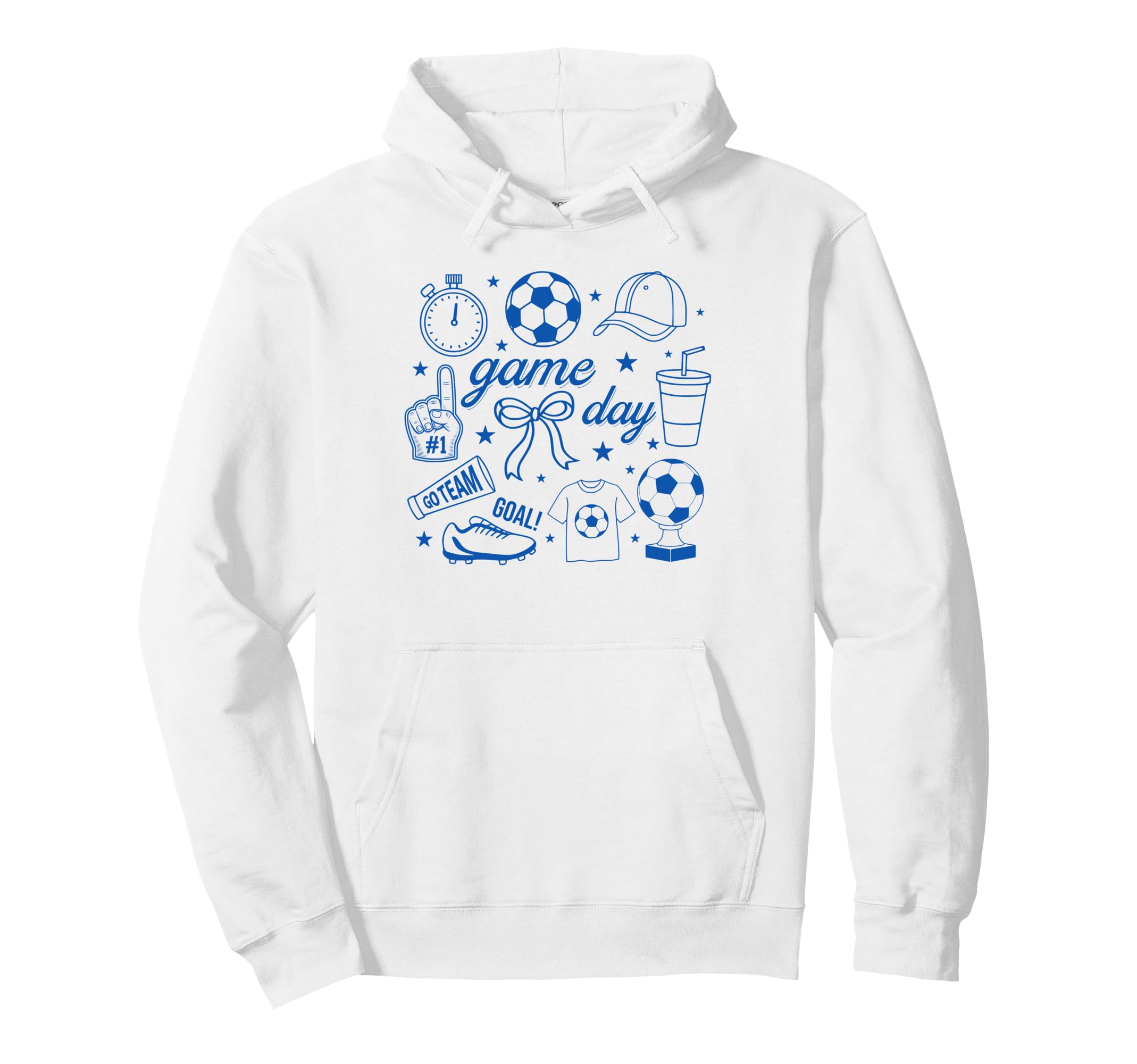 Preppy Game Day Soccer Mom Streetwear Hoodie - Aesthetic Graphic Unisex - T-Shirt, Sweatshirt, Hoodie