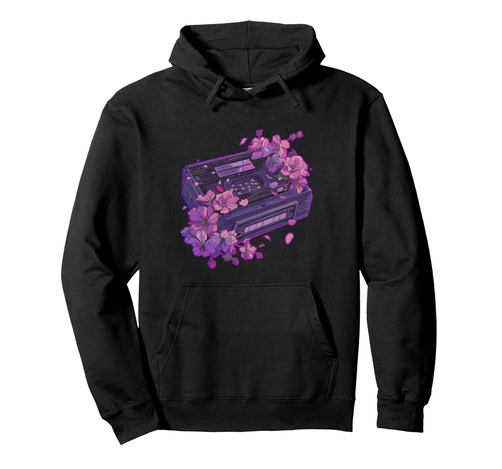 Japanese Cherry Blossom Aesthetic Hoodie - Unique Graphic Men Women - T-Shirt, Sweatshirt, Hoodie
