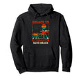 Escape To Sand Beach Sunset Nature Hoodie - Custom Art Print for Adults - T-Shirt, Sweatshirt, Hoodie