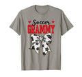 Soccer Grammy Bow Leopard Soccer T-Shirt - Minimalist Print Men Women - T-Shirt, Sweatshirt, Hoodie