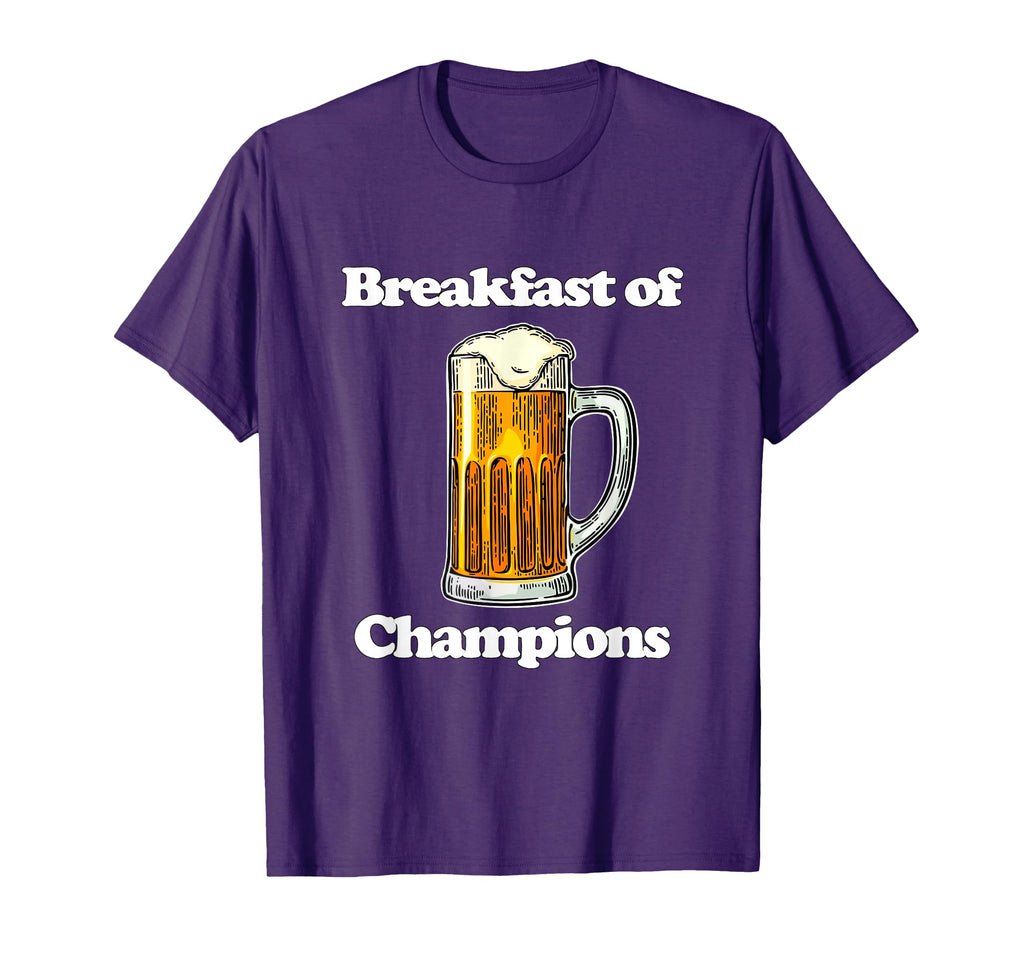 Beer Breakfast Champions Funny Novelty T-Shirt - Unique Graphic Men Women - T-Shirt, Sweatshirt, Hoodie