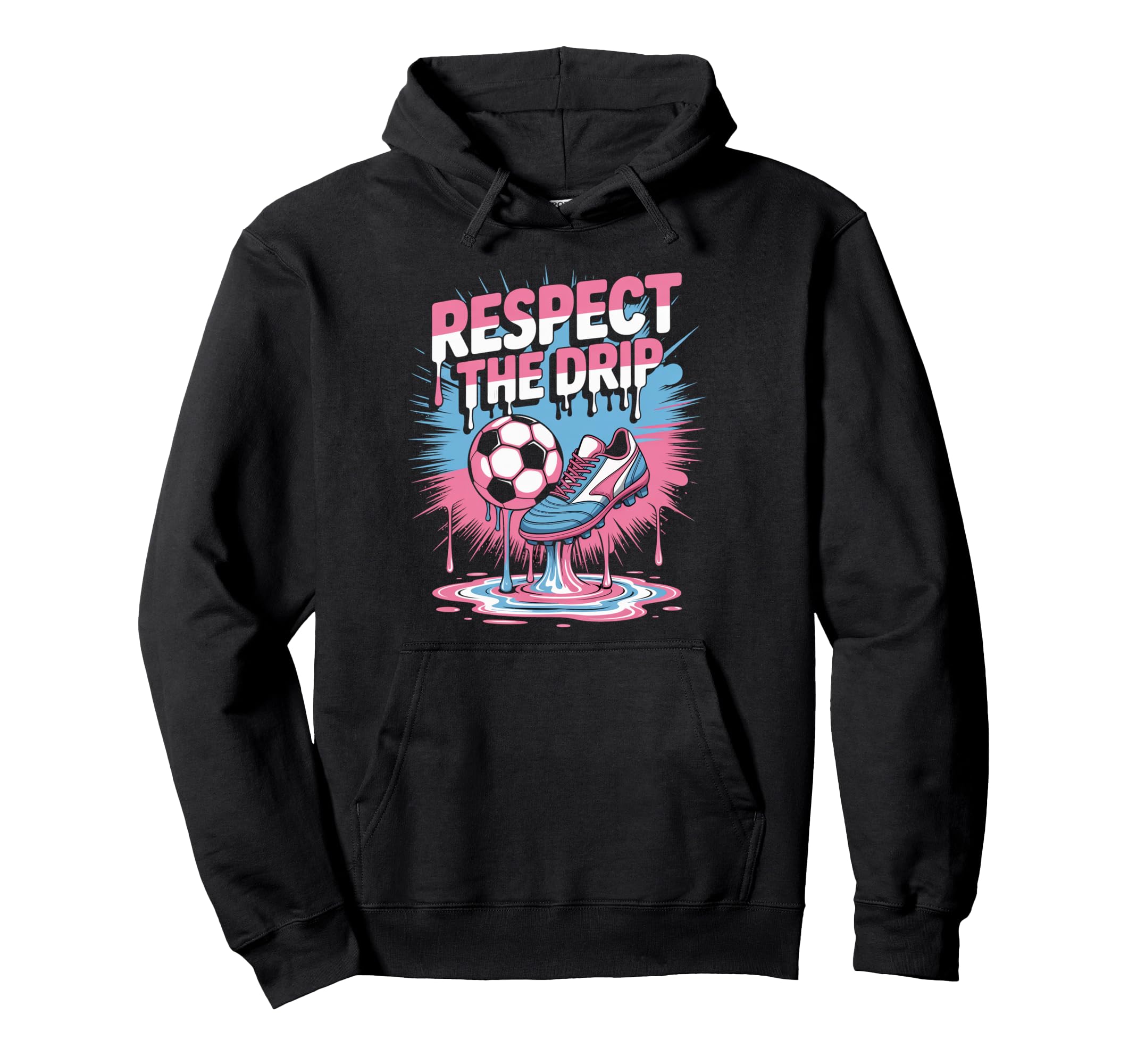 Respect Drip Ice Cream Drip Game Hoodie - Custom Art Print for Adults - T-Shirt, Sweatshirt, Hoodie