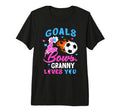 Gender Reveal Goals Or Bows Granny T-Shirt - Custom Art Print Men Women - T-Shirt, Sweatshirt, Hoodie
