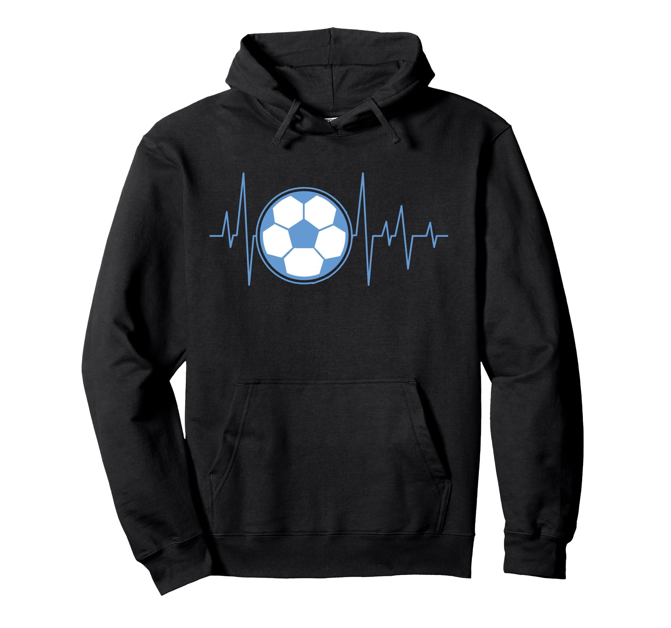 Soccer Heartbeat Pulse Soccer Lovers Hoodie - Streetwear Style Men Women - T-Shirt, Sweatshirt, Hoodie