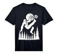 Funny Bigfoot Playing Soccer Sasquatch T-Shirt - Unique Graphic Unisex - T-Shirt, Sweatshirt, Hoodie