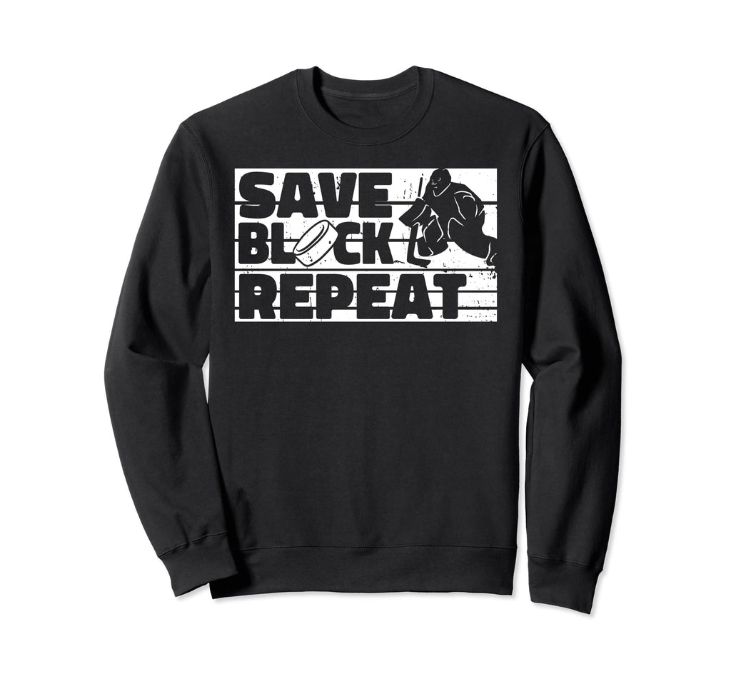 Hockey Goalkeeper Ice Hockey Goalie Sweatshirt - Graphic Print Unisex - T-Shirt, Sweatshirt, Hoodie