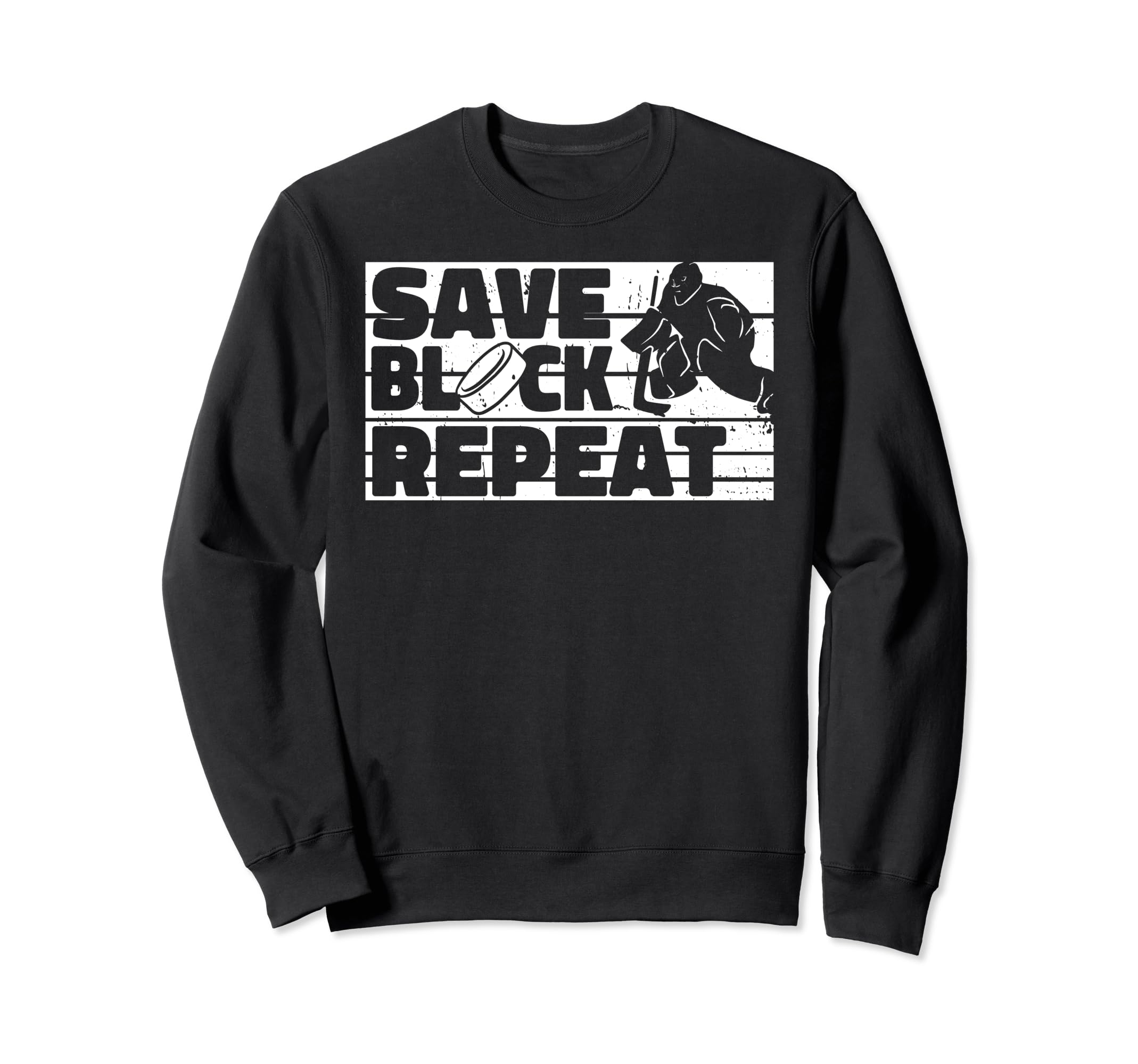 Hockey Goalkeeper Ice Hockey Goalie Sweatshirt - Graphic Print Unisex - T-Shirt, Sweatshirt, Hoodie