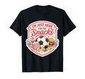Im Just Here Snacks Soccer Football T-Shirt - Minimalist Print for Adults - T-Shirt, Sweatshirt, Hoodie