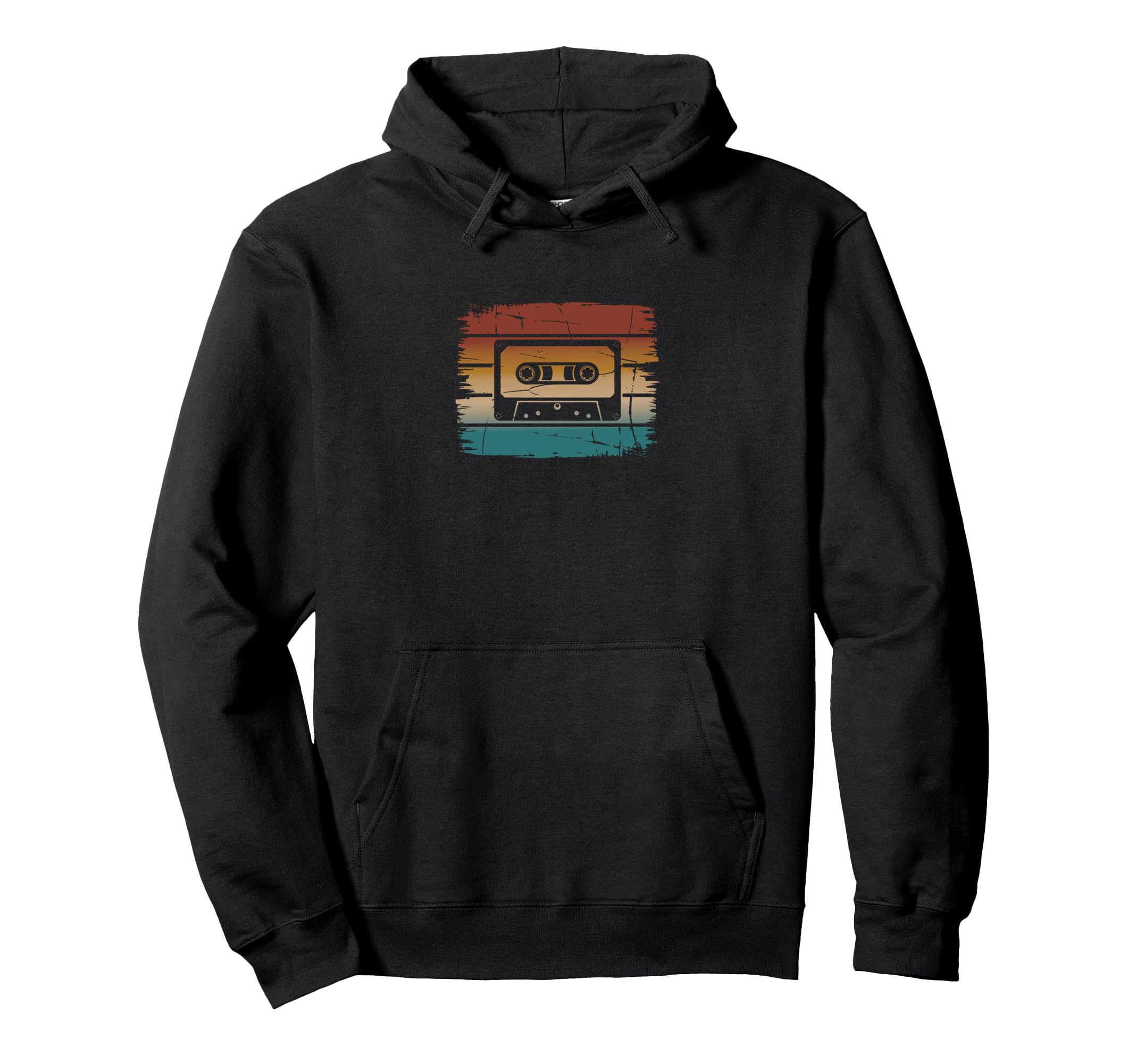 Cassette Tape Music Hoodie - Minimalist Print Men Women - T-Shirt, Sweatshirt, Hoodie