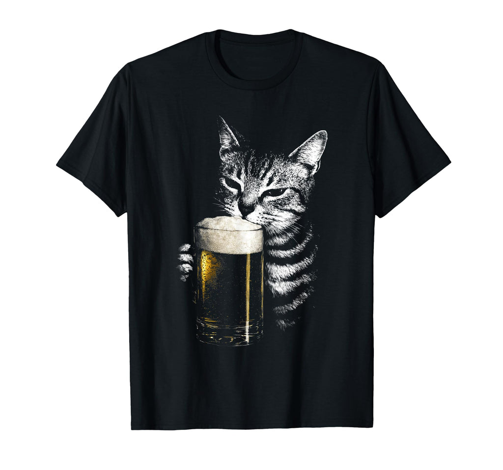Cat Beer Y2K 90S Funny Cat Beer T-Shirt - Streetwear Style for Adults - T-Shirt, Sweatshirt, Hoodie