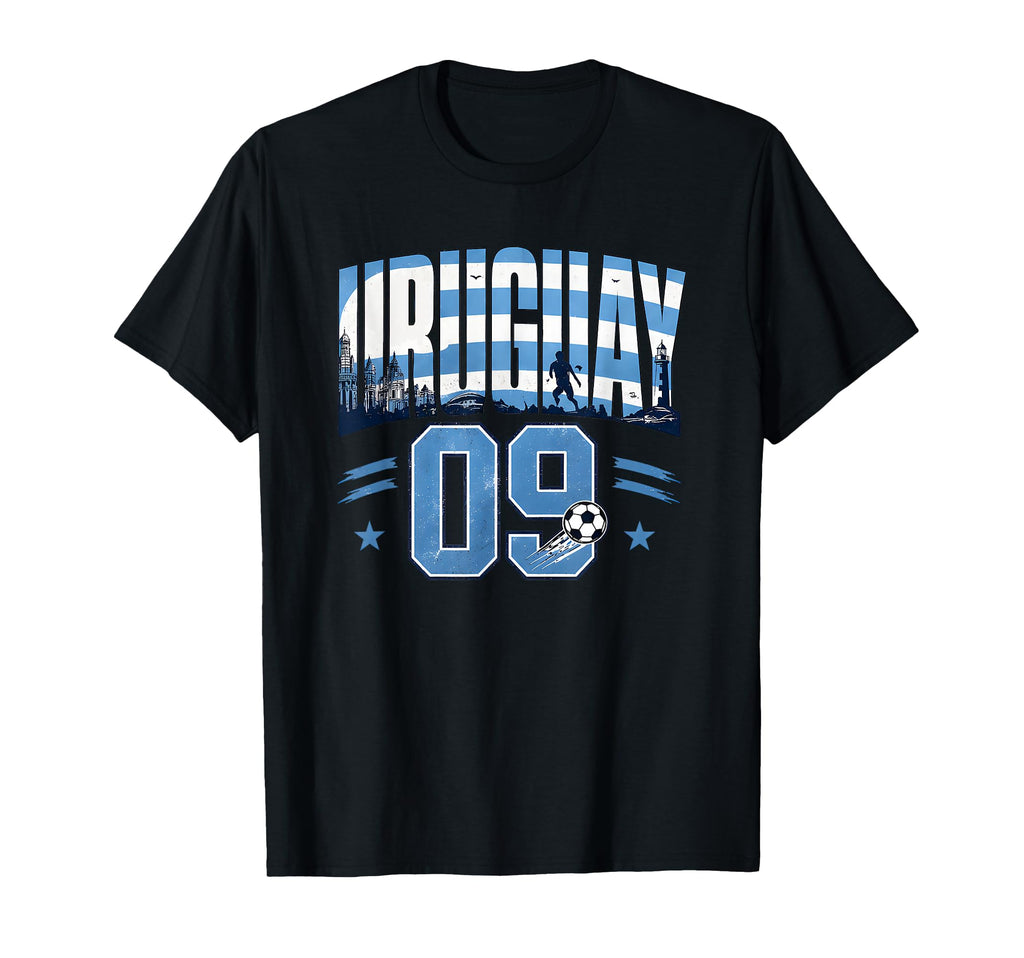 Uruguay Football 9 Soccer Lovers Match Time T-Shirt - Graphic Print Unisex - T-Shirt, Sweatshirt, Hoodie