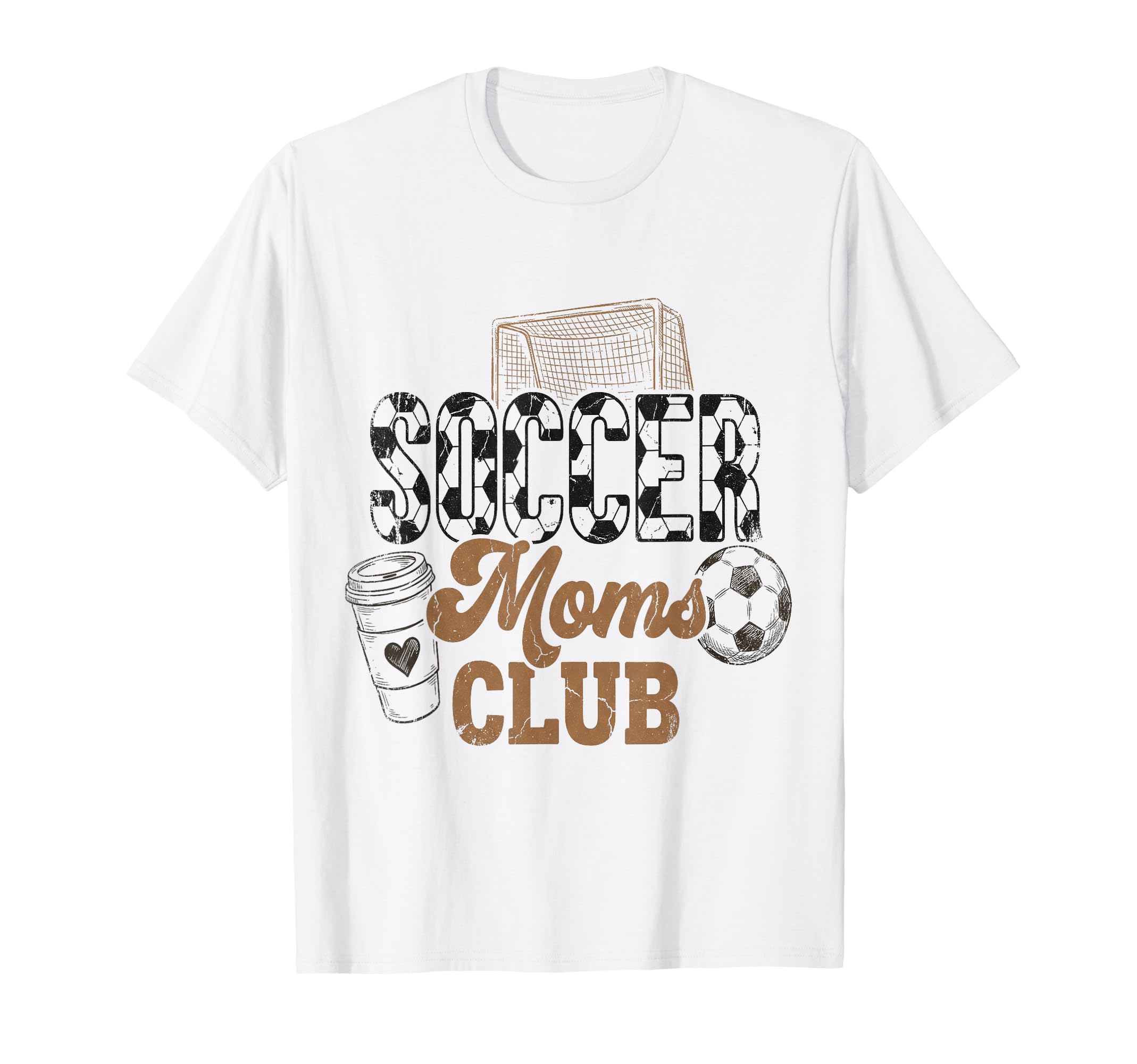 Soccer Moms Club Mama Coffee Mothers T-Shirt - Minimalist Print Unisex - T-Shirt, Sweatshirt, Hoodie