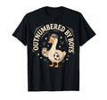 Outnumbered Soccer Mom Funny Goose T-Shirt - Fun Novelty Design for Adults - T-Shirt, Sweatshirt, Hoodie