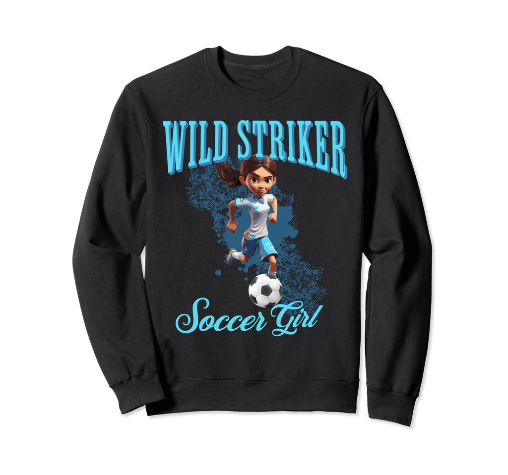 Funny Wild Striker Soccer Sweatshirt - Graphic Print Men Women - T-Shirt, Sweatshirt, Hoodie