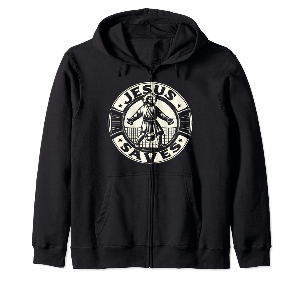 C J S Religious Christian Soccer Player Hoodie - Fun Novelty Design Unisex - T-Shirt, Sweatshirt, Hoodie