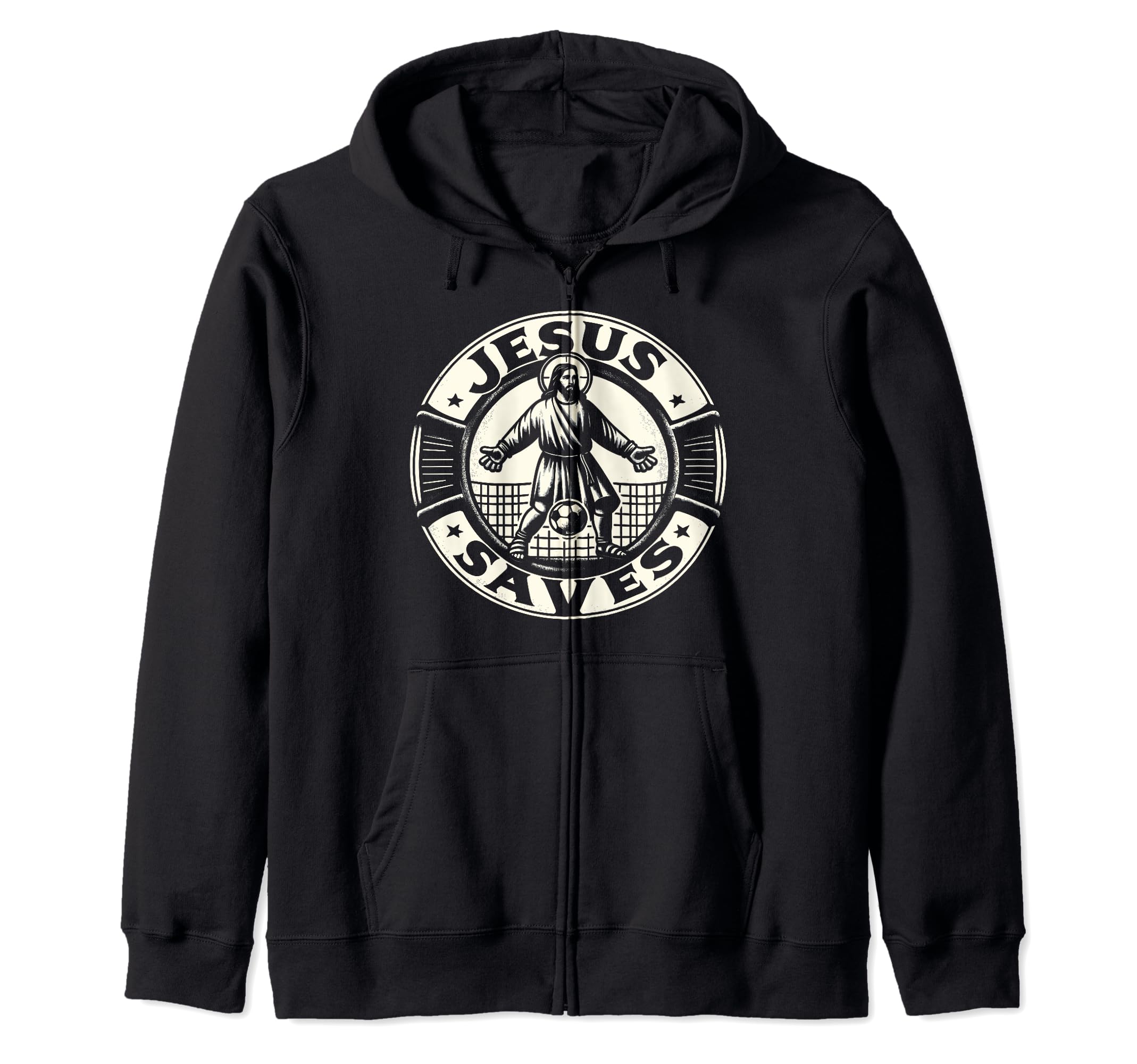 C J S Religious Christian Soccer Player Hoodie - Fun Novelty Design Unisex - T-Shirt, Sweatshirt, Hoodie