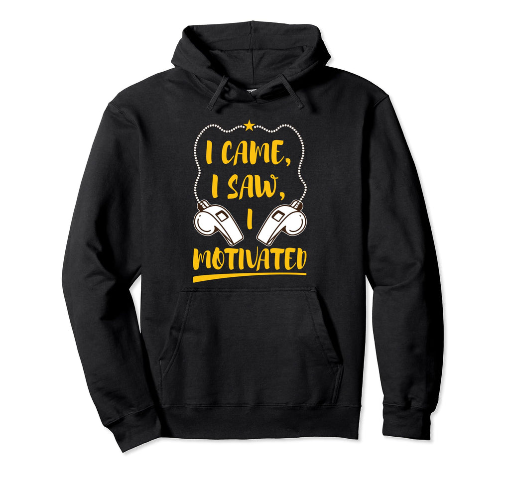 Funny I Came I Saw Veteran Soccer Hoodie - Streetwear Style for Adults - T-Shirt, Sweatshirt, Hoodie