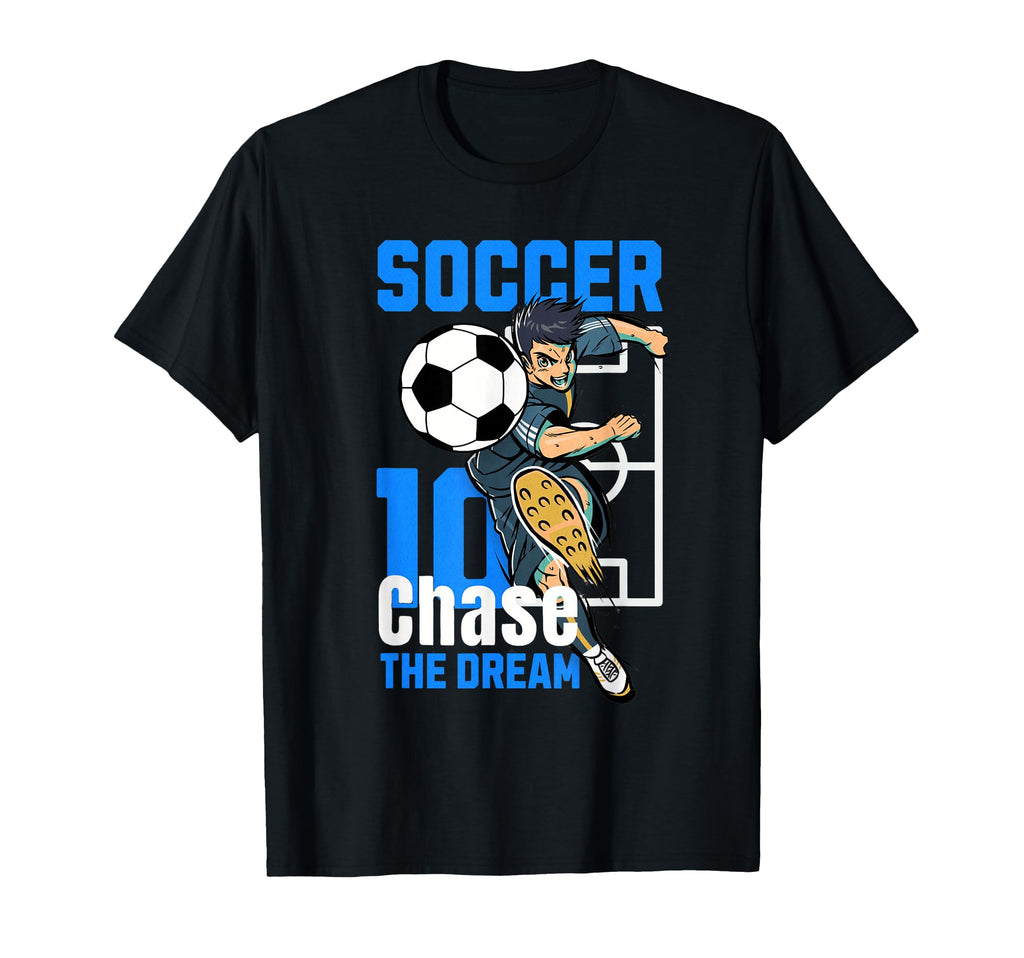 Soccer Player Action Art Chase Dream T-Shirt - Casual Everyday Wear Unisex - T-Shirt, Sweatshirt, Hoodie