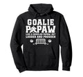 Hockey Goalie Papaw Ice Hockey Keeper Papaw Hoodie - Unique Graphic Unisex - T-Shirt, Sweatshirt, Hoodie