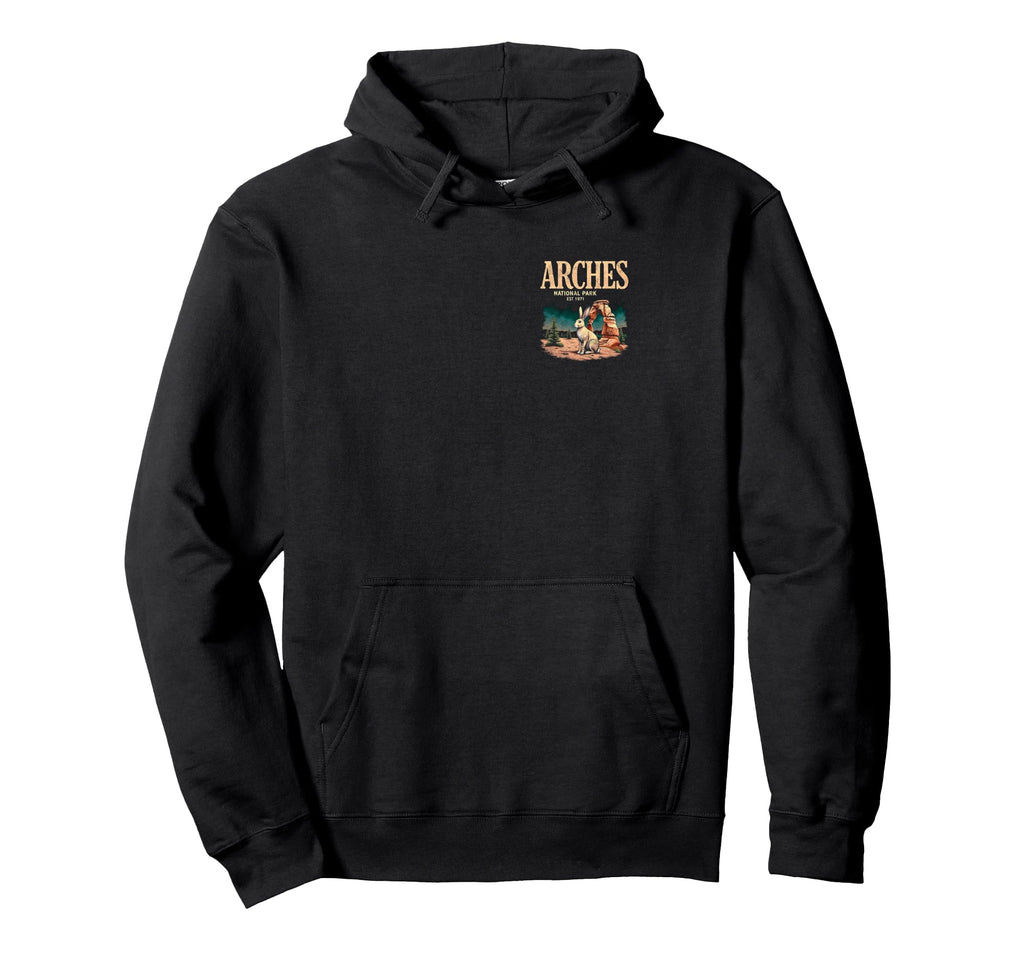 Arches Np Rabbit National Park Utah Red Hoodie - Streetwear Style Unisex - T-Shirt, Sweatshirt, Hoodie