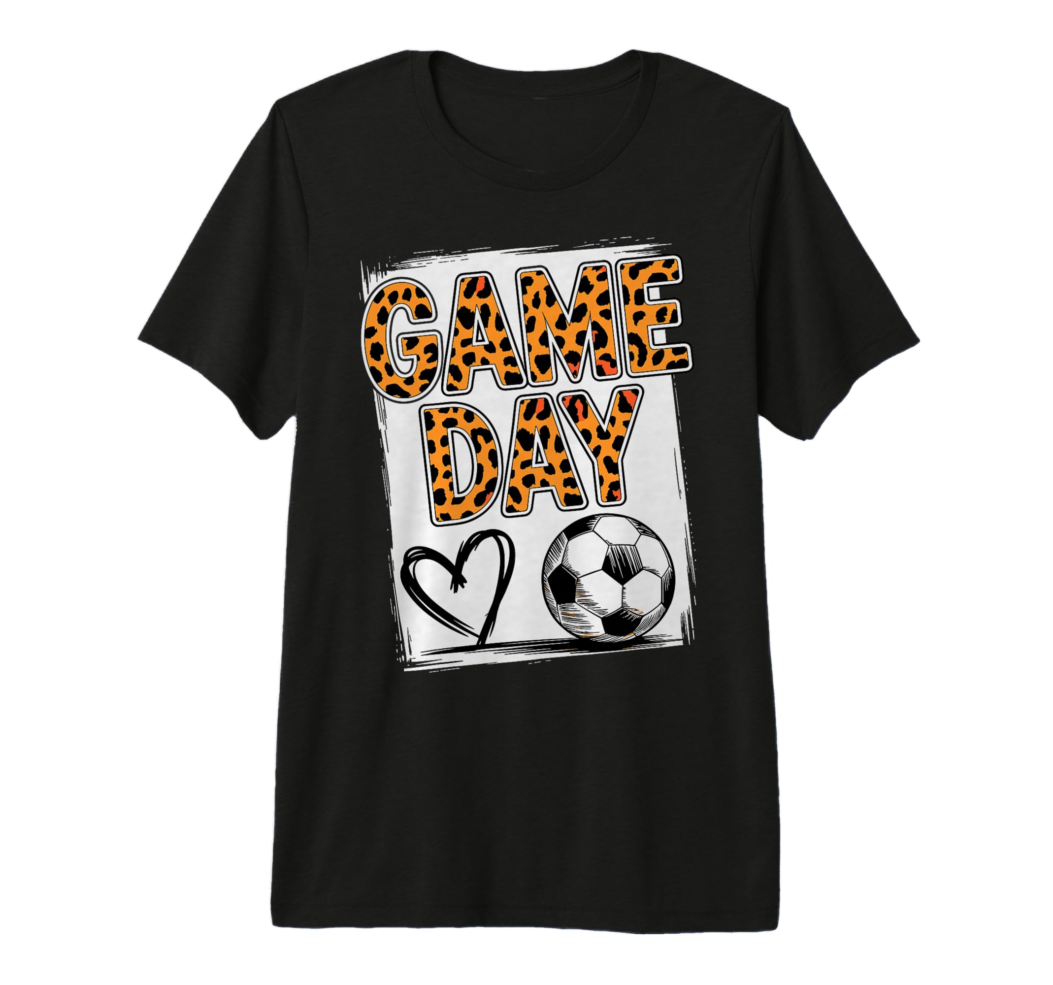 Game Day Soccer Player Fan Footbal T-Shirt - Custom Art Print for Adults - T-Shirt, Sweatshirt, Hoodie
