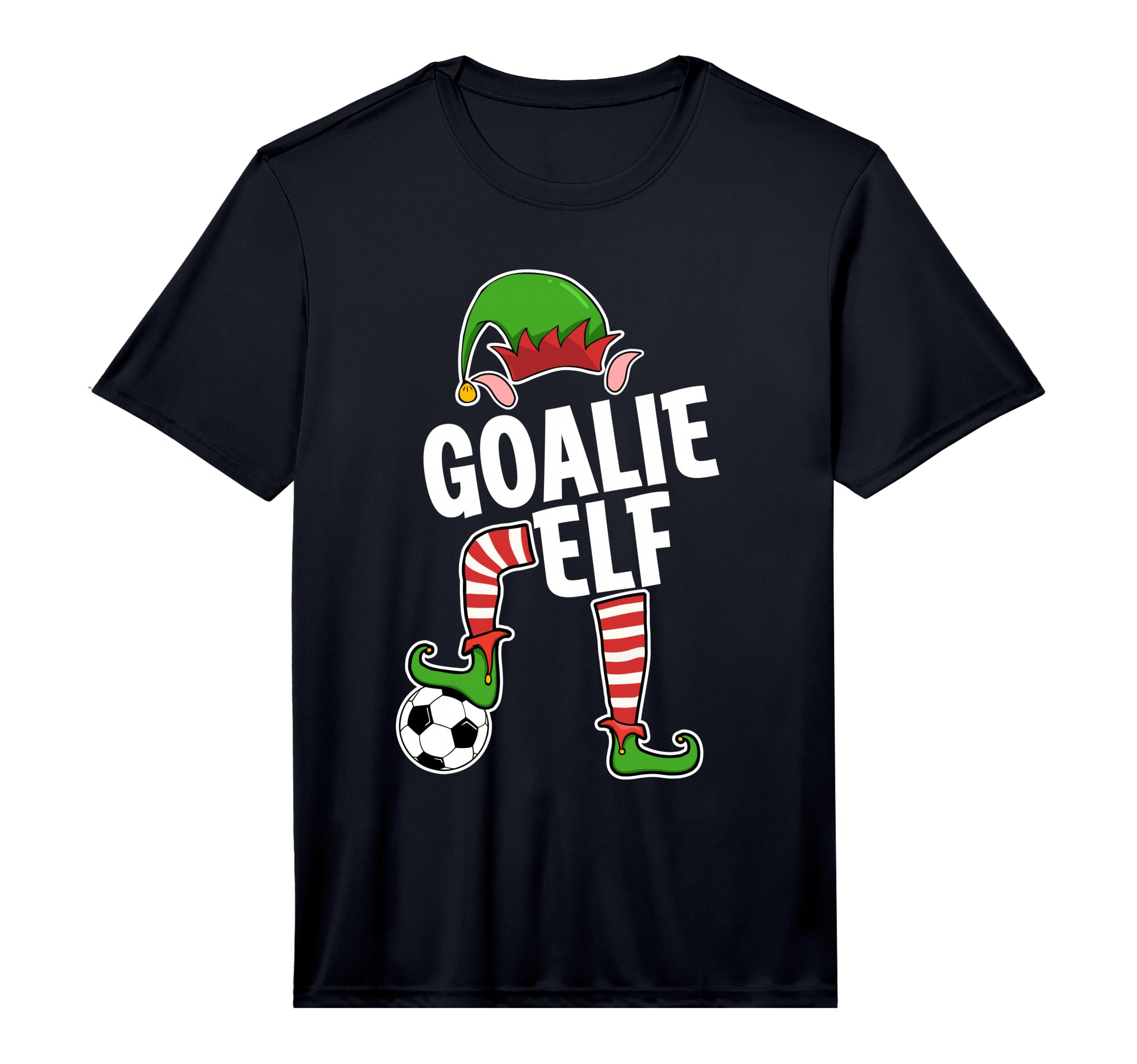 Soccer Elf Goalie Soccer Player Elf T-Shirt - Graphic Print Unisex - T-Shirt, Sweatshirt, Hoodie