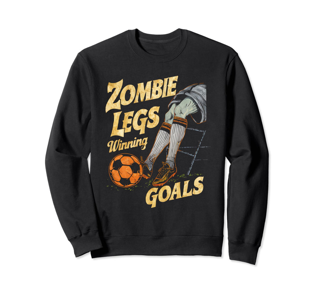 Soccer Halloween Spooky Sweatshirt - Casual Everyday Wear for Adults - T-Shirt, Sweatshirt, Hoodie