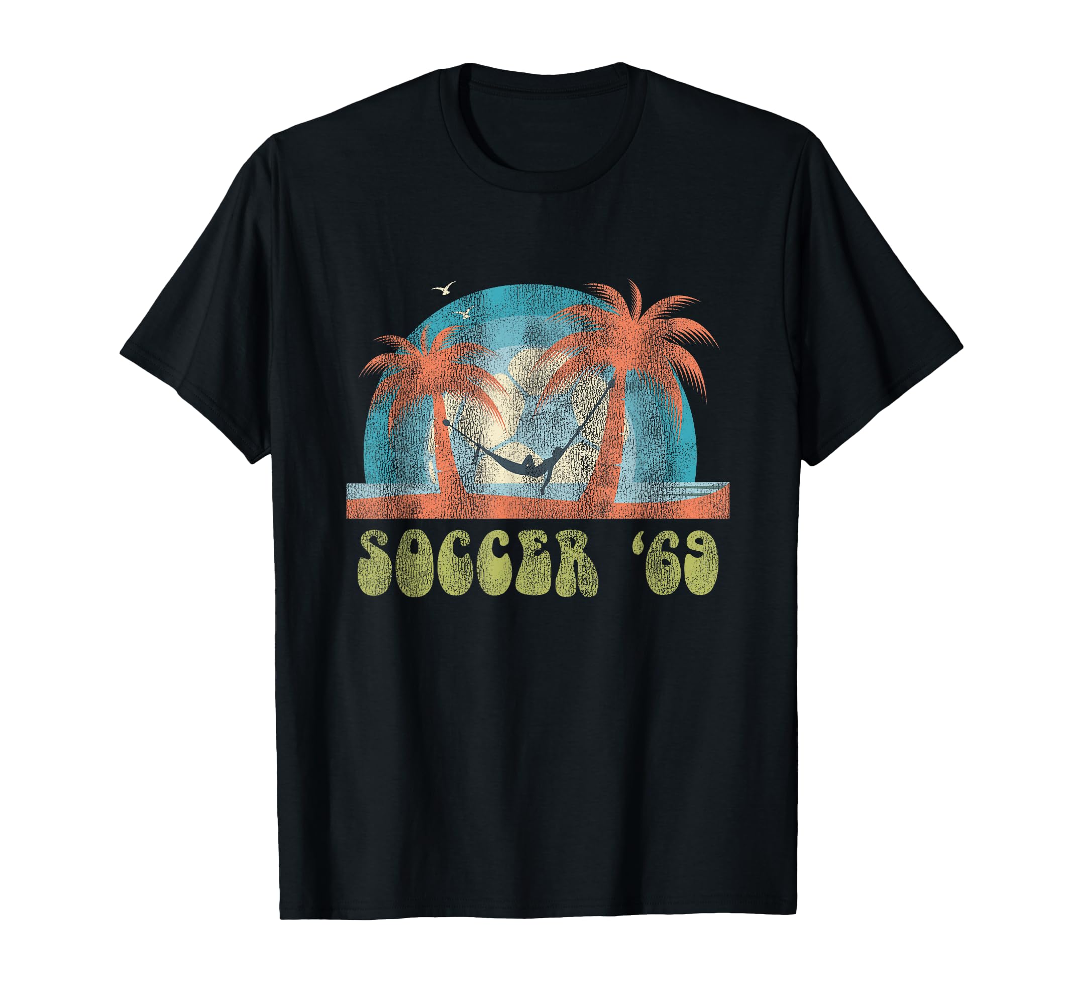 Soccer Beach 60S Hippy Summer T-Shirt - Trendy Graphic Men Women - T-Shirt, Sweatshirt, Hoodie