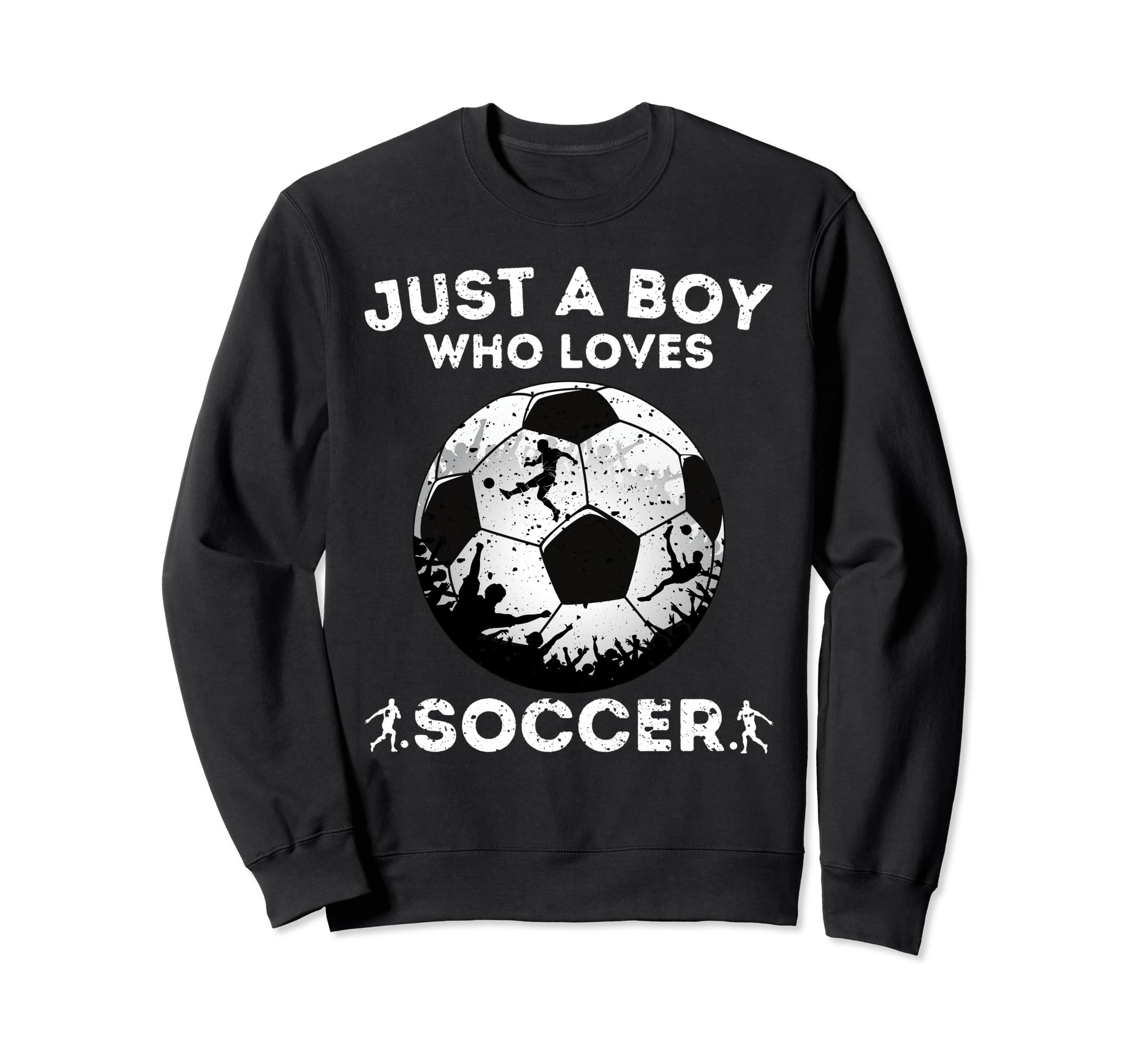 Just Who Loves Soccer Sweatshirt - Aesthetic Graphic Unisex - T-Shirt, Sweatshirt, Hoodie